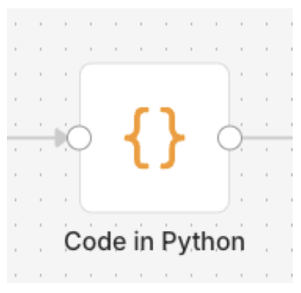 图片: Python 代码节点配置